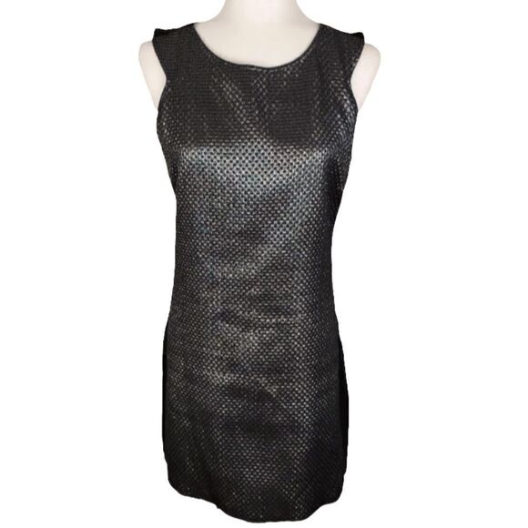 NWT Anthropologie Sanctuary Metallic Front Sleeveless Sheath Dress, Size M - Picture 3 of 9